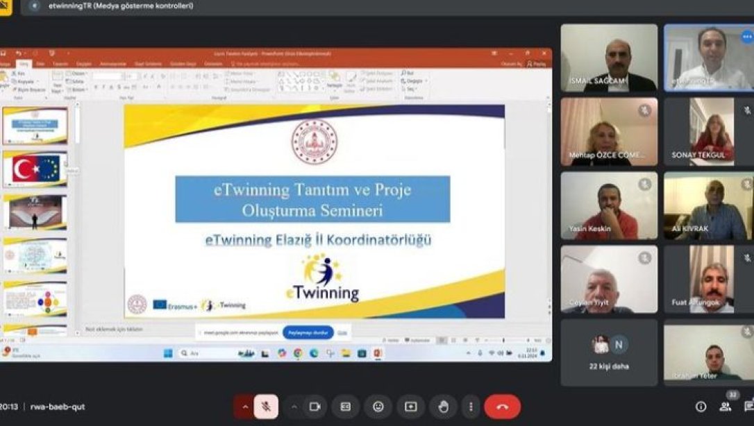 eTwinning Tanıtım ve Proje Oluşturma Semineri